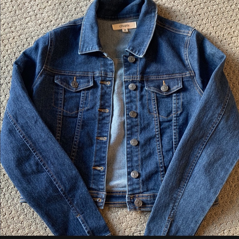 Chiqle dark blue denim jacket